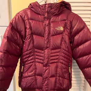 North Face Ski Coat gathered bottom